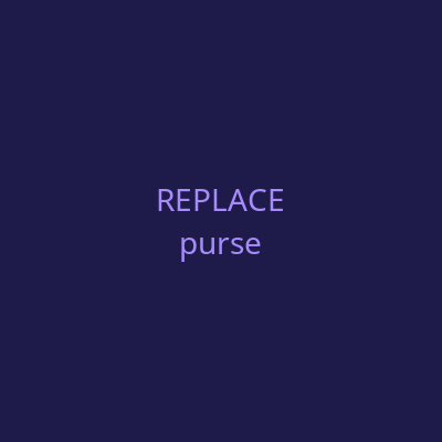 Designer Purse – Replace with real image